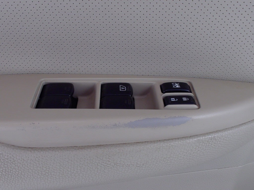 2010-2014 Subaru Outback Left Front Interior Door Panel Card Ivory Leather OEM