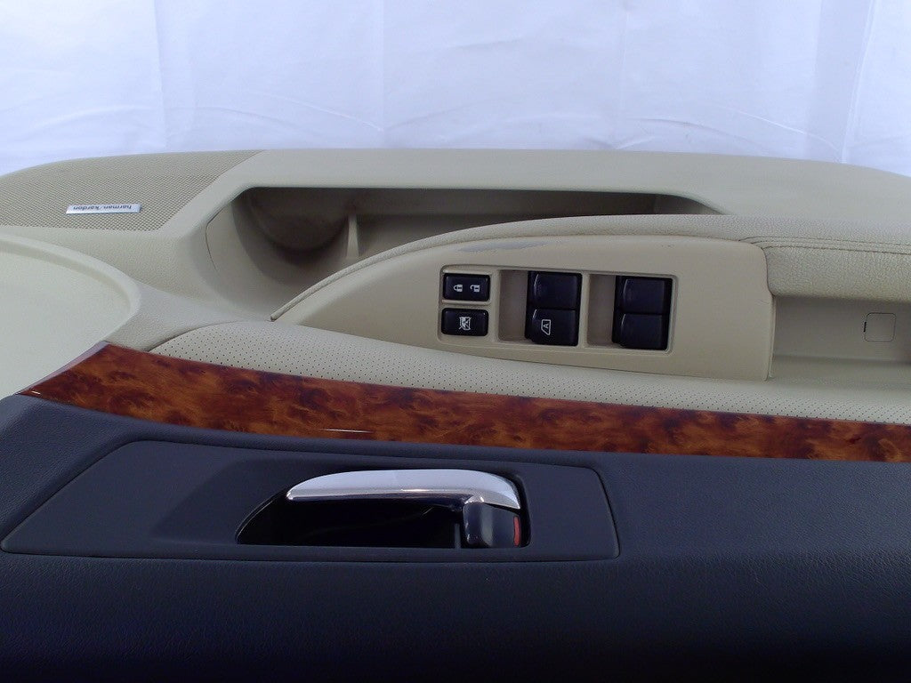 2010-2014 Subaru Outback Left Front Interior Door Panel Card Ivory Leather OEM