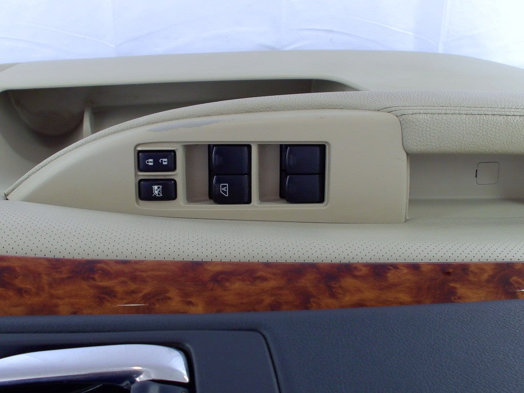 2010-2014 Subaru Outback Left Front Interior Door Panel Card Ivory Leather OEM