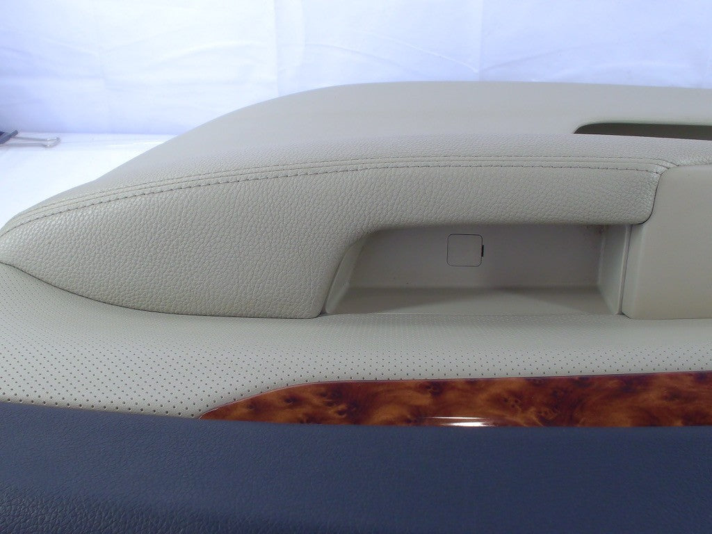 2010-2014 Subaru Outback Right Front Interior Door Panel Card Ivory Leather OEM
