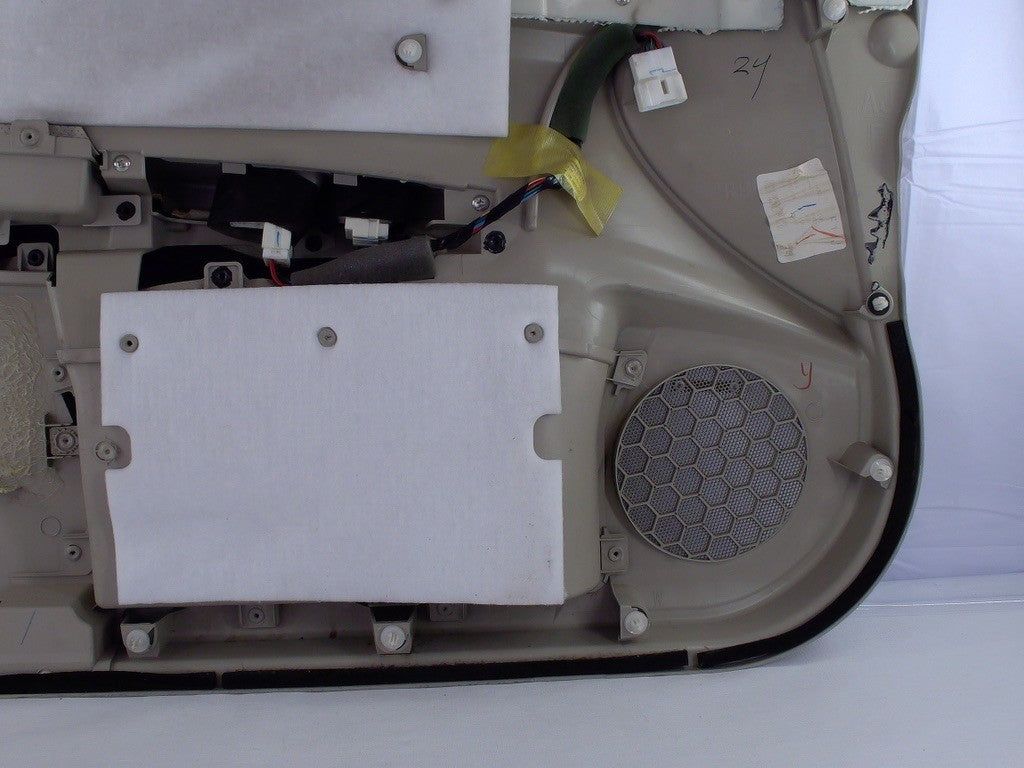 2010-2014 Subaru Outback Right Front Interior Door Panel Card Ivory Leather OEM