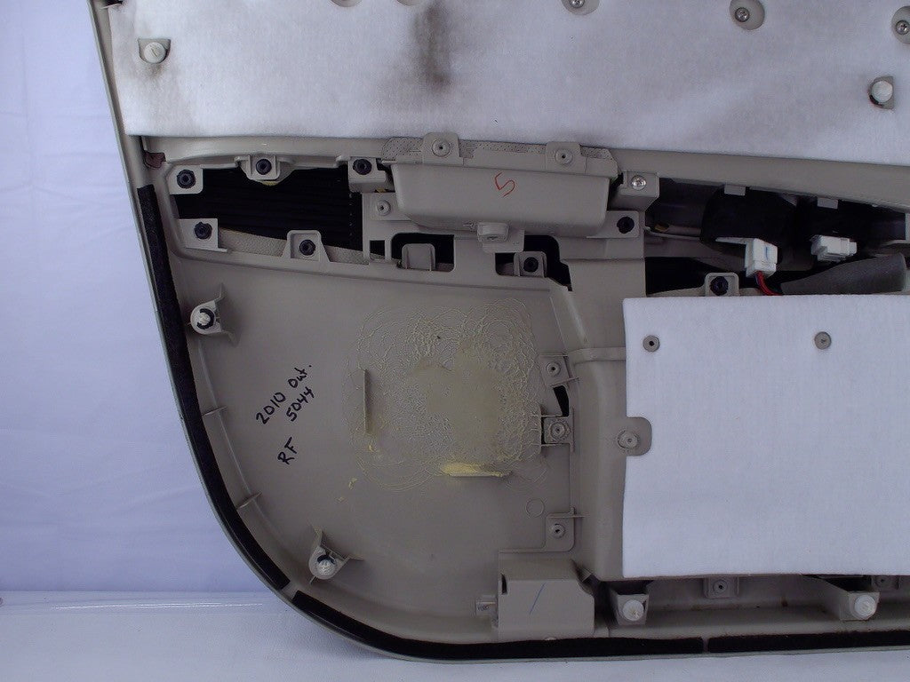 2010-2014 Subaru Outback Right Front Interior Door Panel Card Ivory Leather OEM