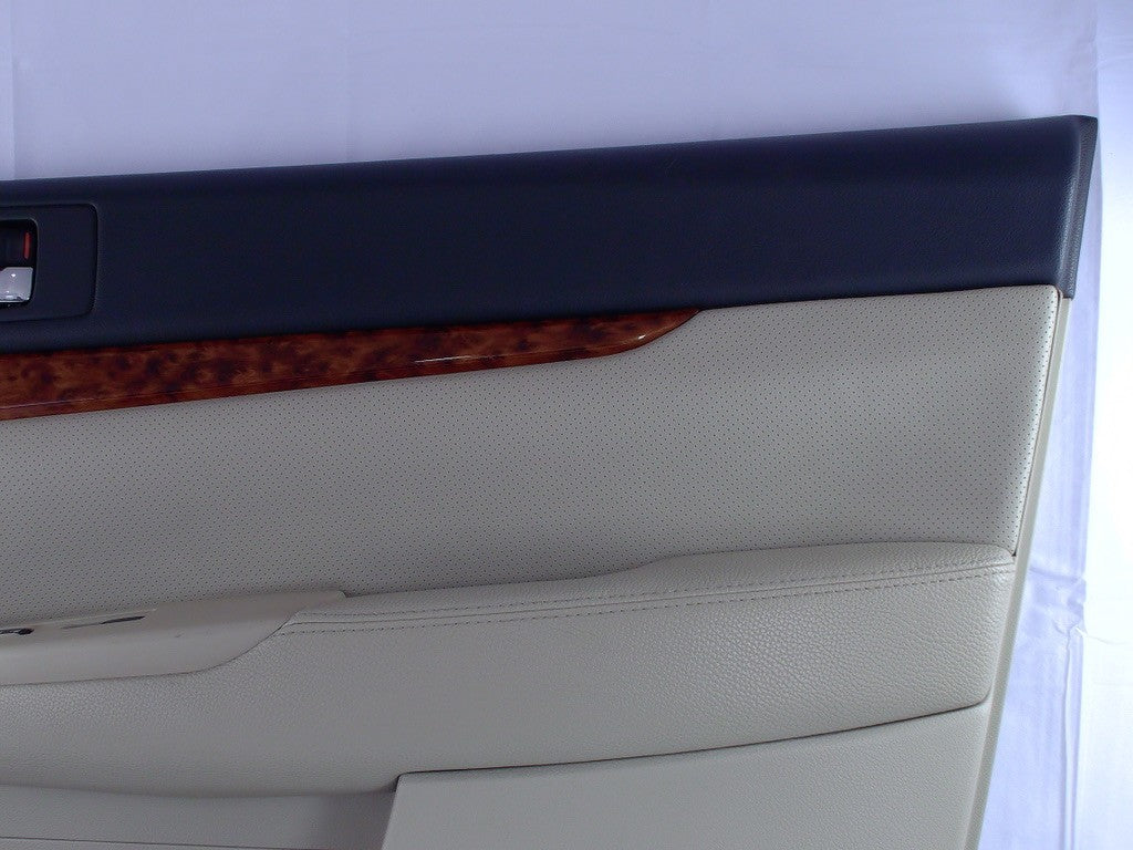 2010-2014 Subaru Outback Right Front Interior Door Panel Card Ivory Leather OEM