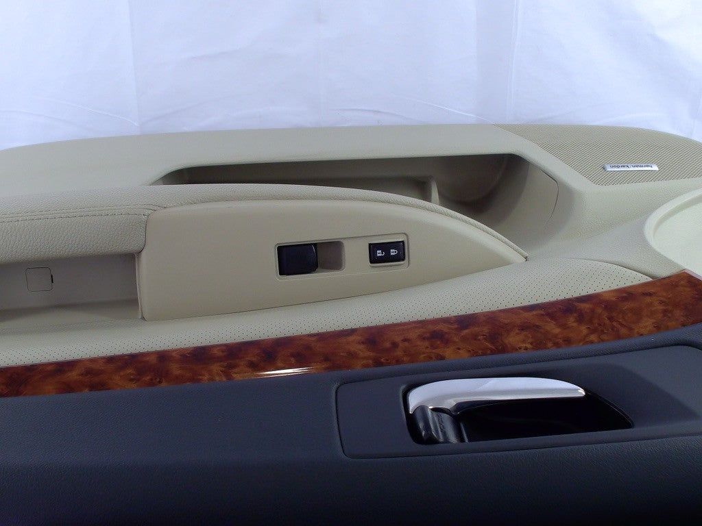 2010-2014 Subaru Outback Right Front Interior Door Panel Card Ivory Leather OEM