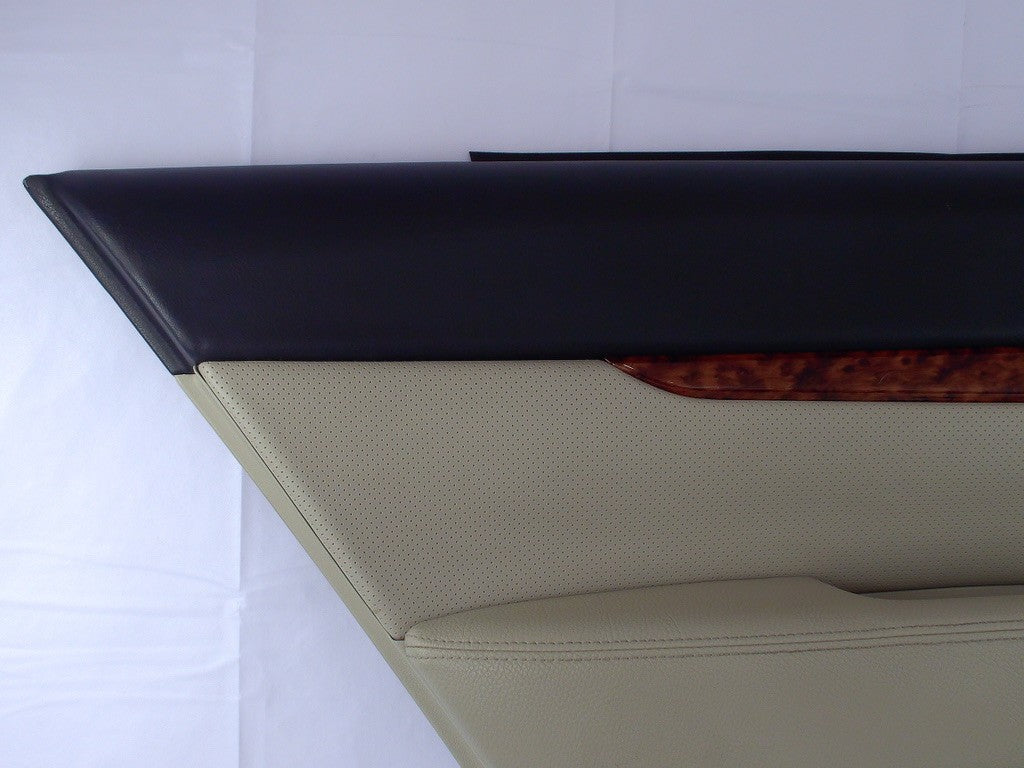 2010-2014 Subaru Outback Left Rear Interior Door Panel Card Ivory Leather OEM