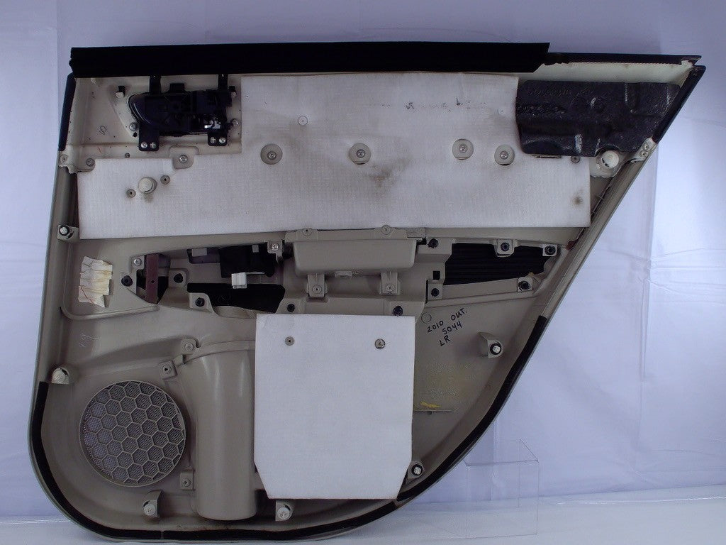 2010-2014 Subaru Outback Left Rear Interior Door Panel Card Ivory Leather OEM