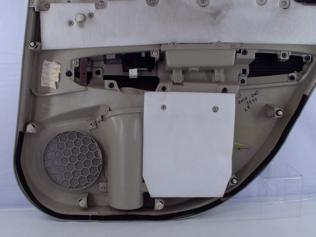 2010-2014 Subaru Outback Left Rear Interior Door Panel Card Ivory Leather OEM