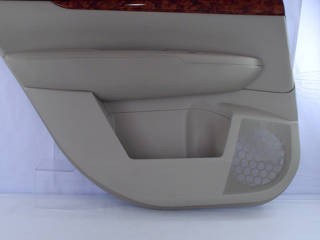 2010-2014 Subaru Outback Left Rear Interior Door Panel Card Ivory Leather OEM
