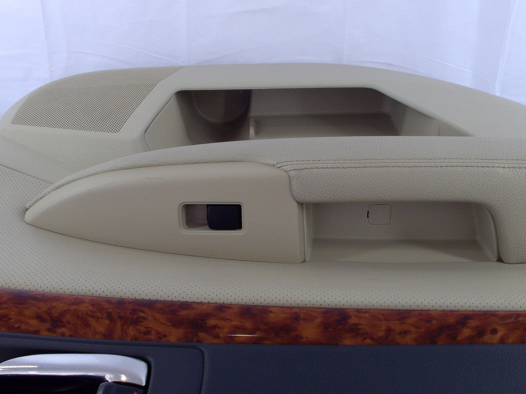 2010-2014 Subaru Outback Left Rear Interior Door Panel Card Ivory Leather OEM