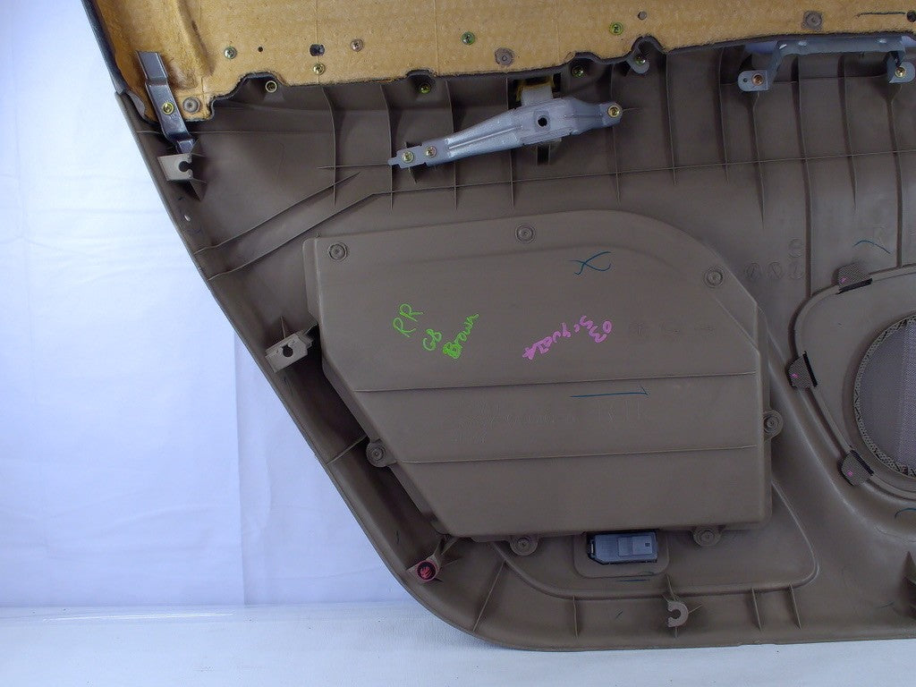 2001-2007 Toyota Sequoia Right Rear Door Interior Panel Card Trim OEM
