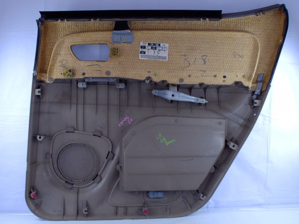 2001-2007 Toyota Sequoia Left Rear Door Card Interior Trim Panel OEM