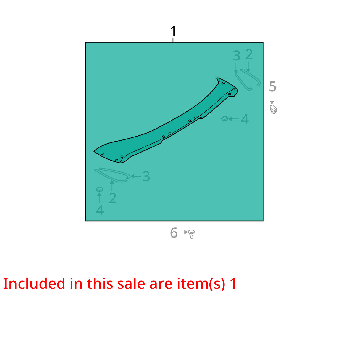 2004-2008 Mazda 6 Rear Liftgate Spoiler Hatchback 5-DOOR Black GM9A51960BNN OEM