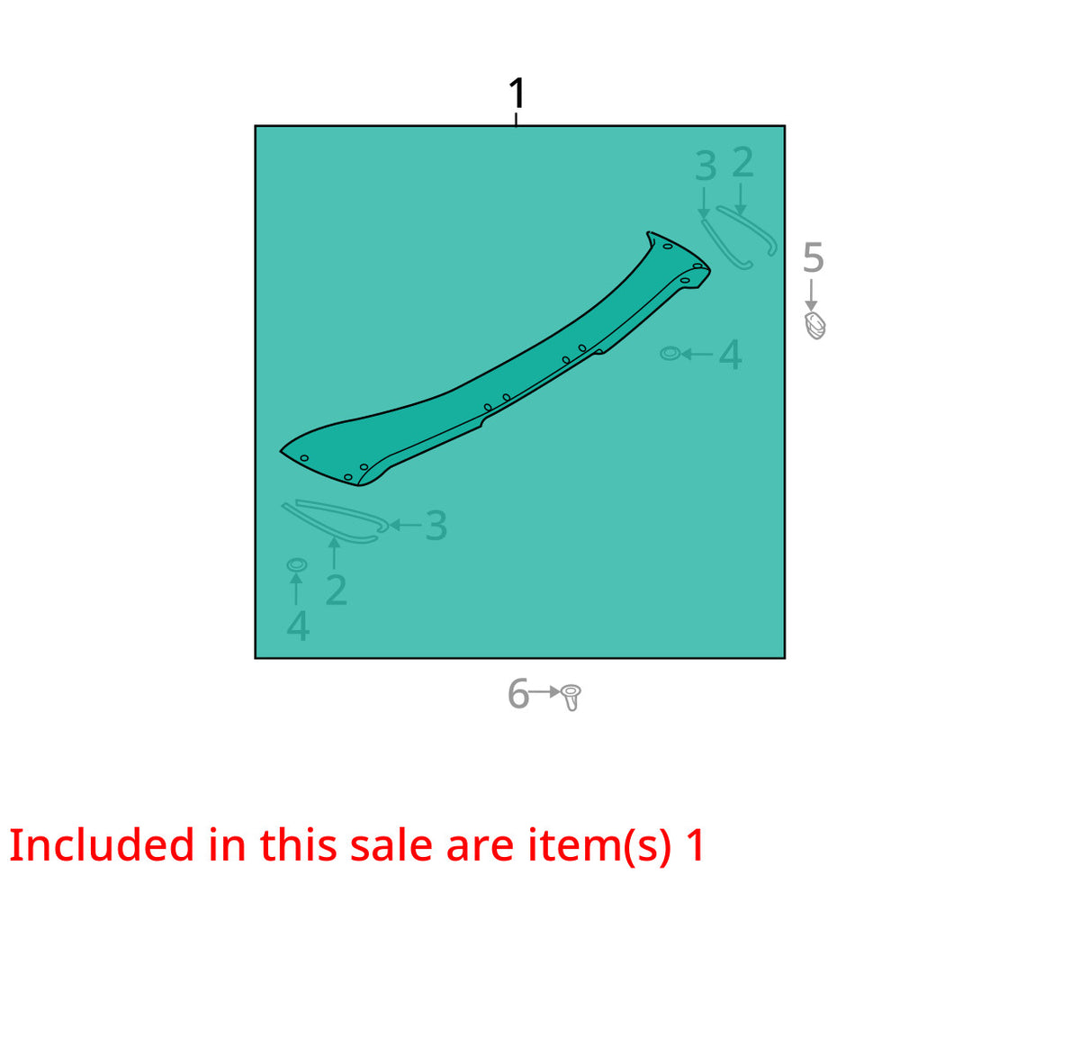 2004-2008 Mazda 6 Rear Liftgate Spoiler Hatchback 5-DOOR Black OEM GM9A51960BNN