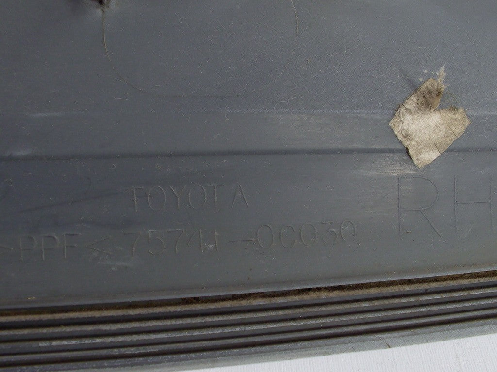 2001-2004 Toyota Sequoia Right Rear Door Molding White OEM