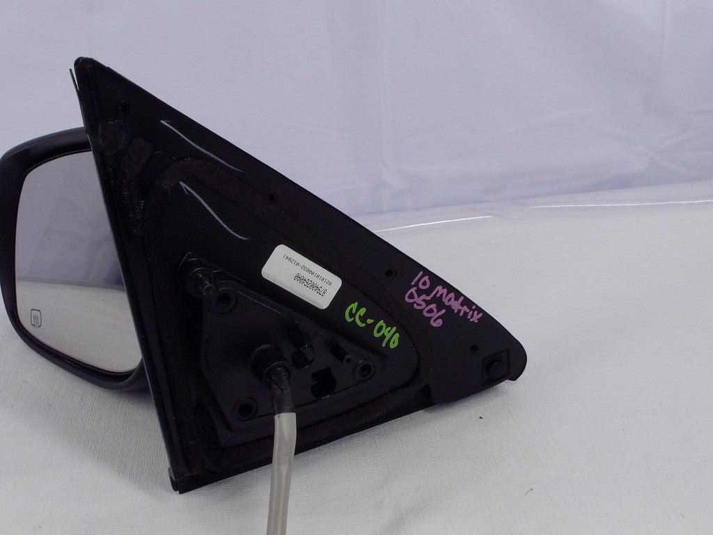 2009-2013 Toyota Matrix Left Power Heated Door Mirror Super White OEM