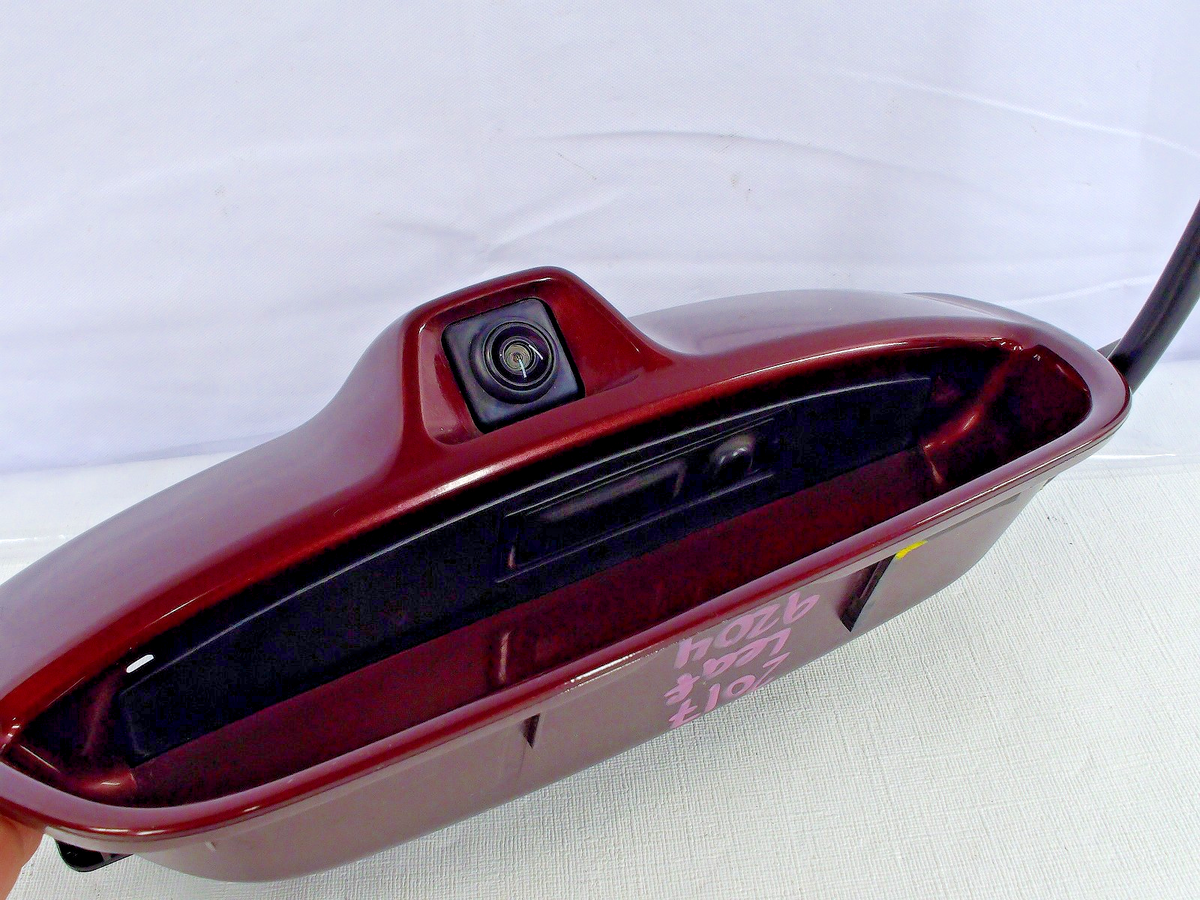 2013-2017 Nissan Leaf Red Rear Hatch Lift Handle with Camera OEM  90606-4NP0B