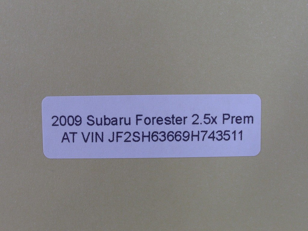 2009-2010 Subaru Forester Front Left View Mirror Color Silver C3S OEM