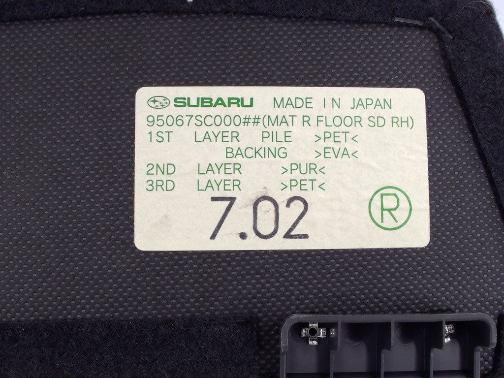 2009-2013 Subaru Forester Right Trunk Floor Cargo Black 95067SC000 Cover OEM