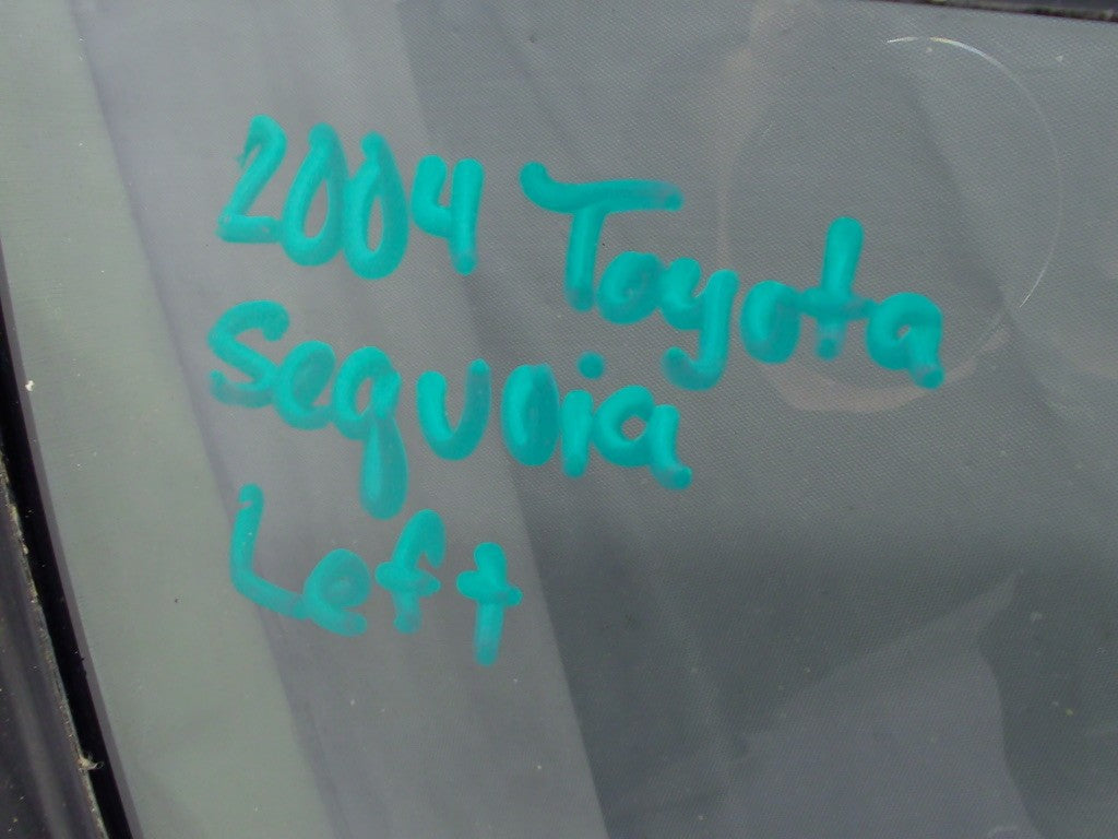 2001-2007 Toyota Sequoia Rear Left Side Vent Glass Quarter Window OEM