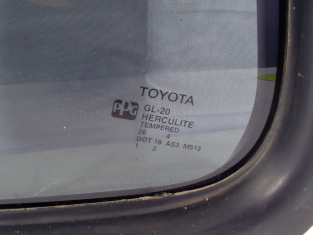 2001-2007 Toyota Sequoia Rear Left Side Vent Glass Quarter Window OEM