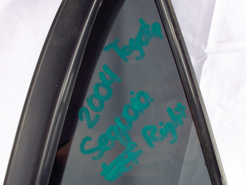 2001-2007 Toyota Sequoia Right Rear Vent Glass Quarter Window OEM