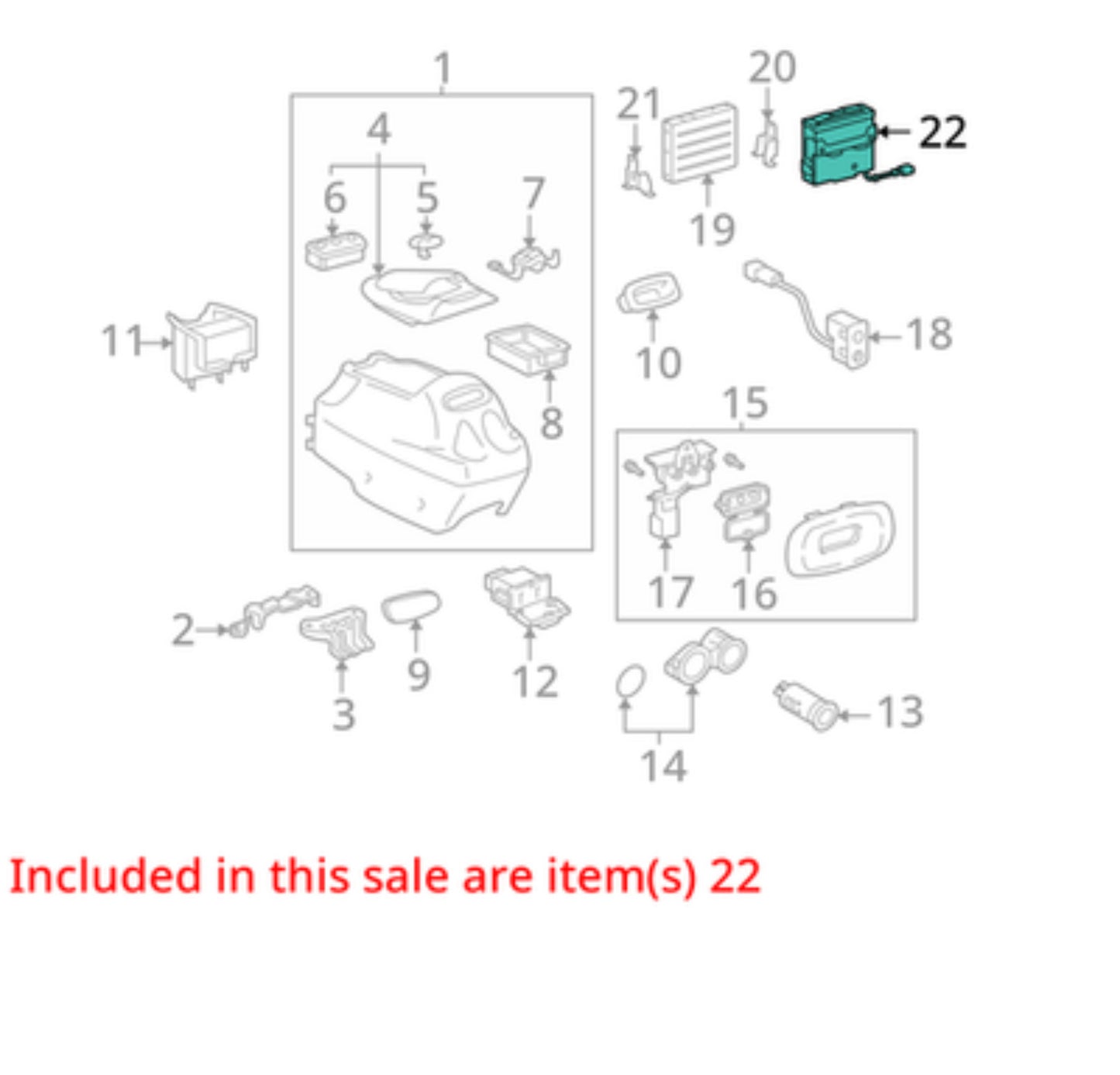 2004-2007 Toyota Sequoia DVD Video Player Genuine Part 8627034011 OEM