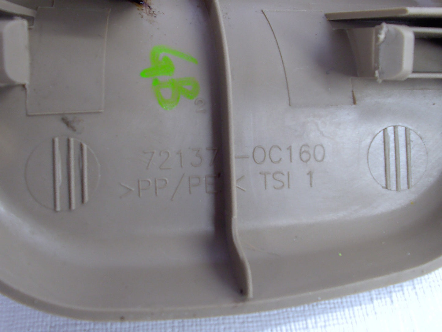 2001-2004 Toyota Sequoia Seat Rail Track Mount Bolt Cover Tan Trim Cap OEM