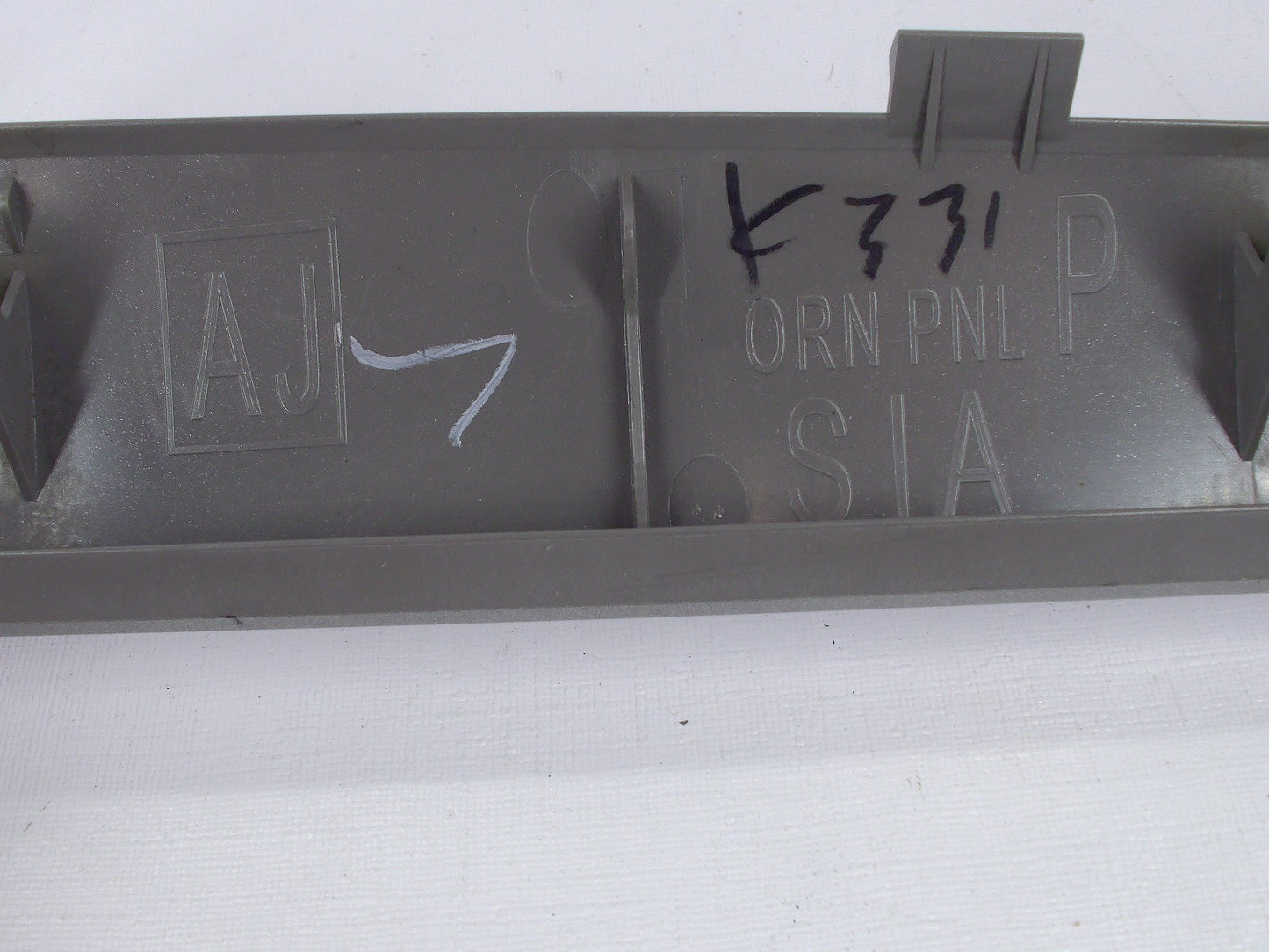 2010-2013 Subaru Outback Instrument Ornamental Dashboard Molding Silver Trim OEM