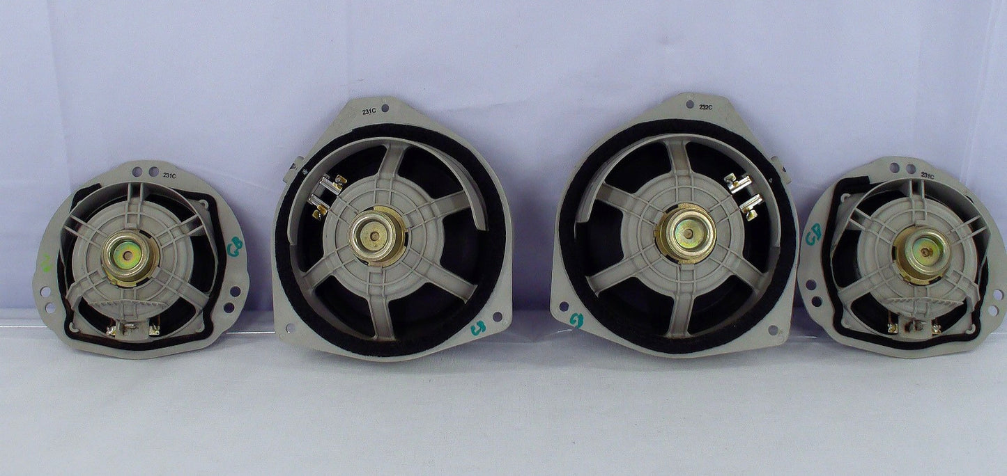 2003-2008 Subaru Forester Speaker Set Front Rear Left Right OEM