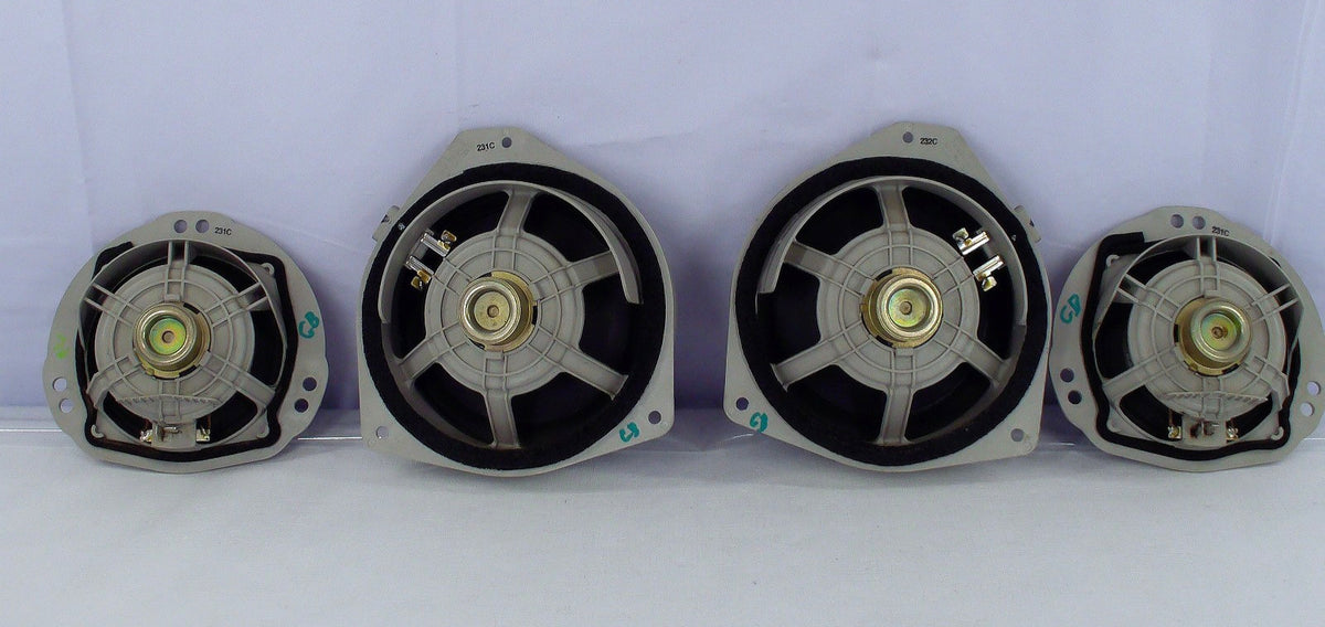 2003-2008 Subaru Forester Front Rear Left Right Speaker Set OEM 86301AG001