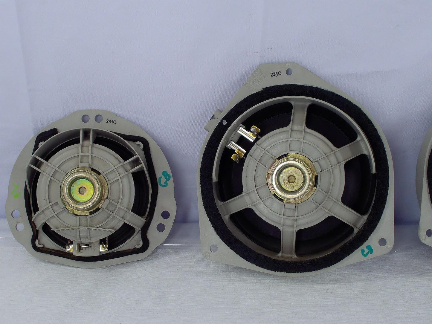 2003-2008 Subaru Forester Speaker Set Front Rear Left Right OEM