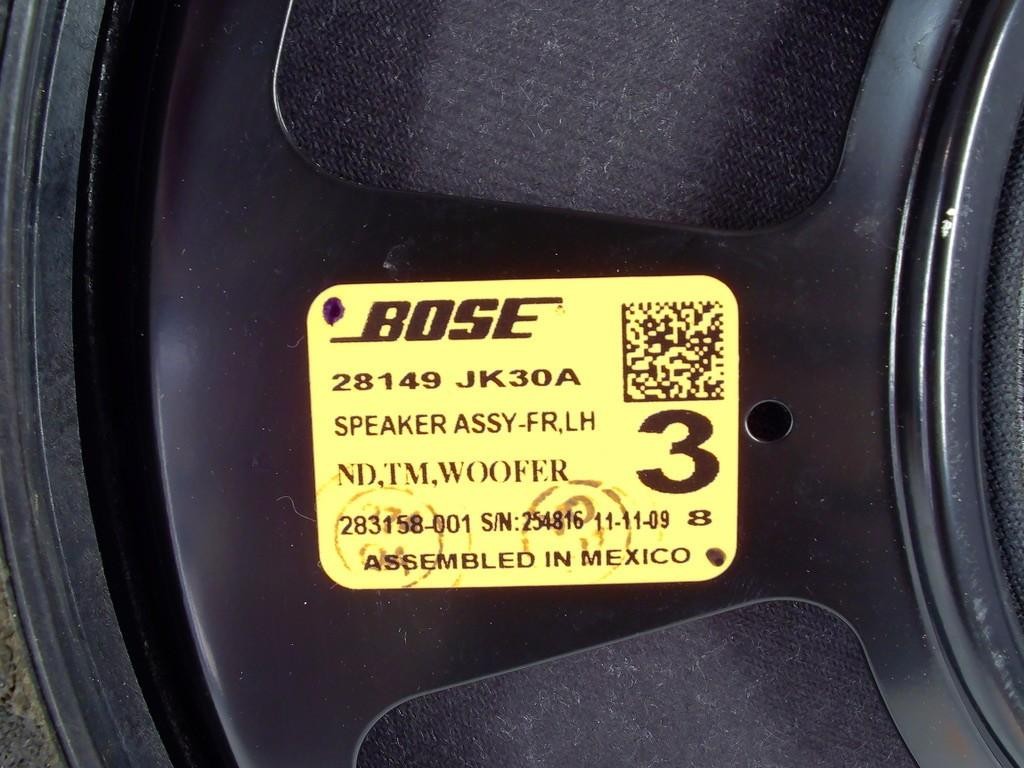 2008-2013 Infiniti G37 Sedan Bose Front Left Side Door Speaker 28149-JK30A OEM