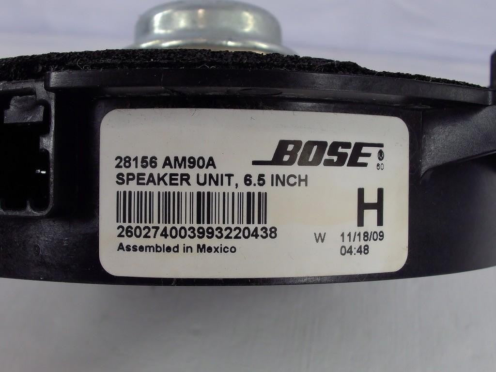 2008-2013 Infiniti G37 Sedan Bose Rear Left Side Door Speaker 28156-AM90A OEM