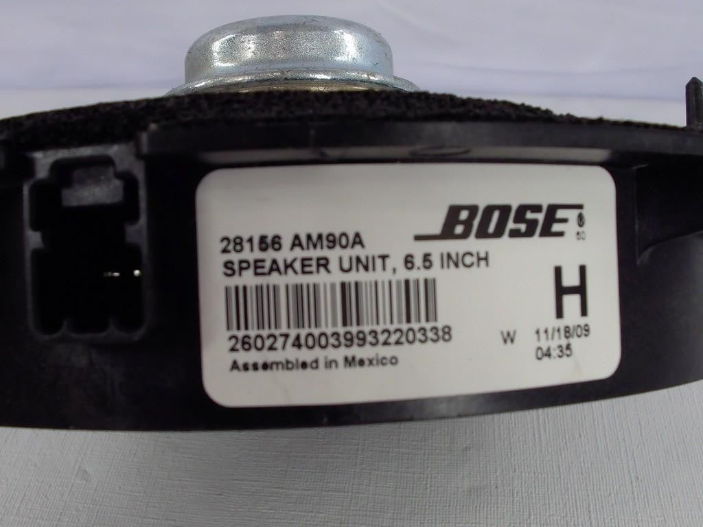2008-2013 Infiniti G37 Sedan Bose Rear Right Side Door Speaker 28156-AM90A OEM