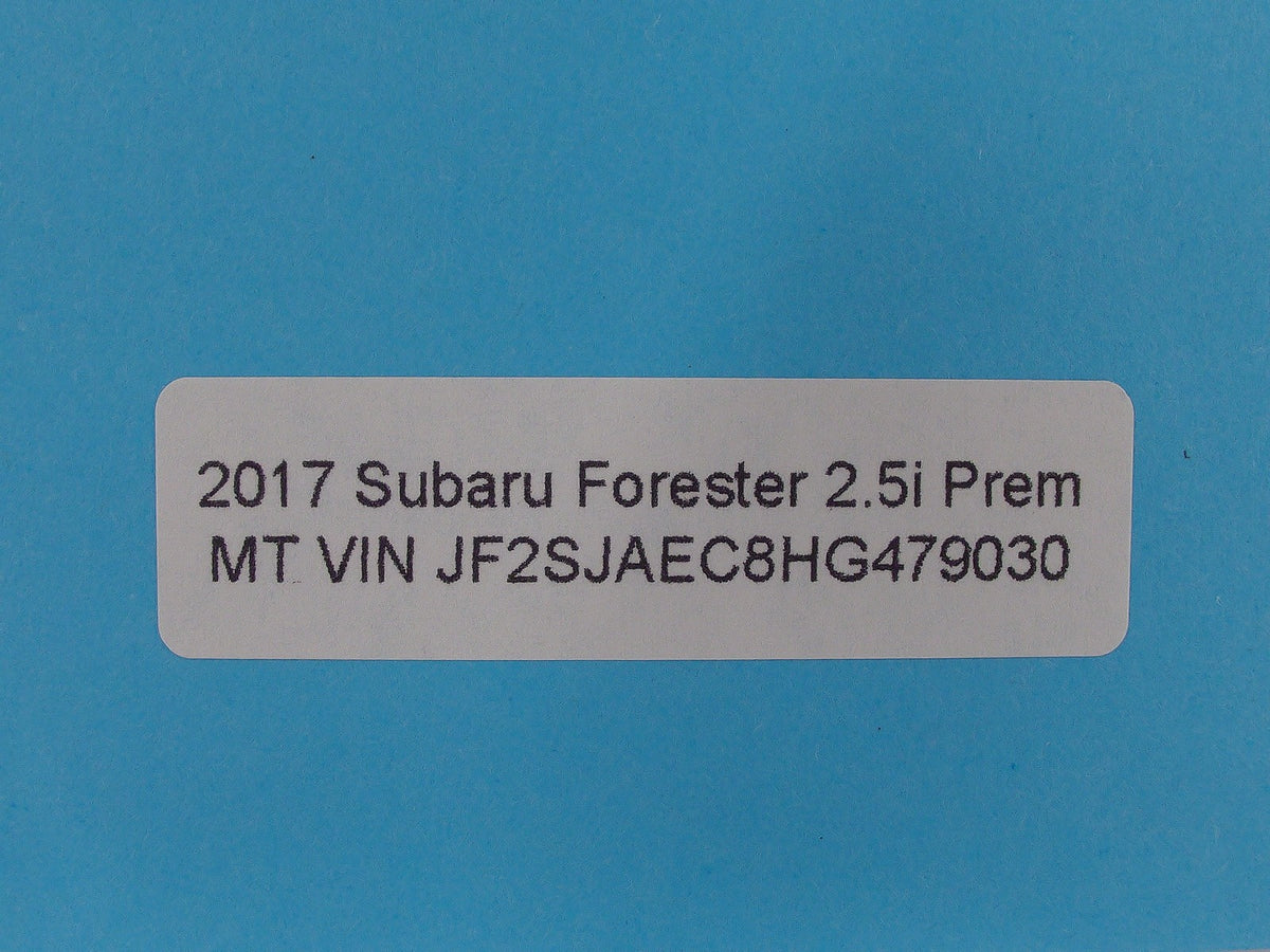 2017 Subaru Forester Rear Right Mud Splash Guard OEM J1010SG305