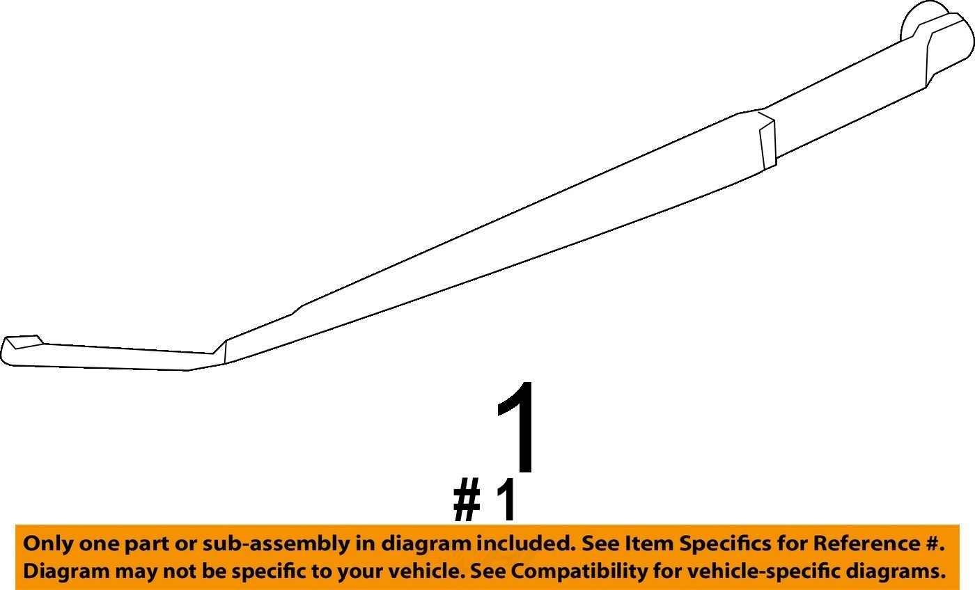 2014-2018 Subaru Forester Right Windshield Wiper Arm OEM