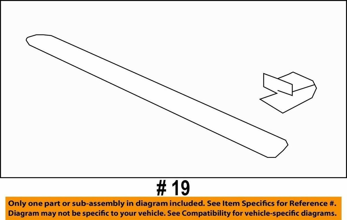 2014-18 Subaru Forester Instrument Dashboard Panel P Molding Trim OEM 66077FJ010