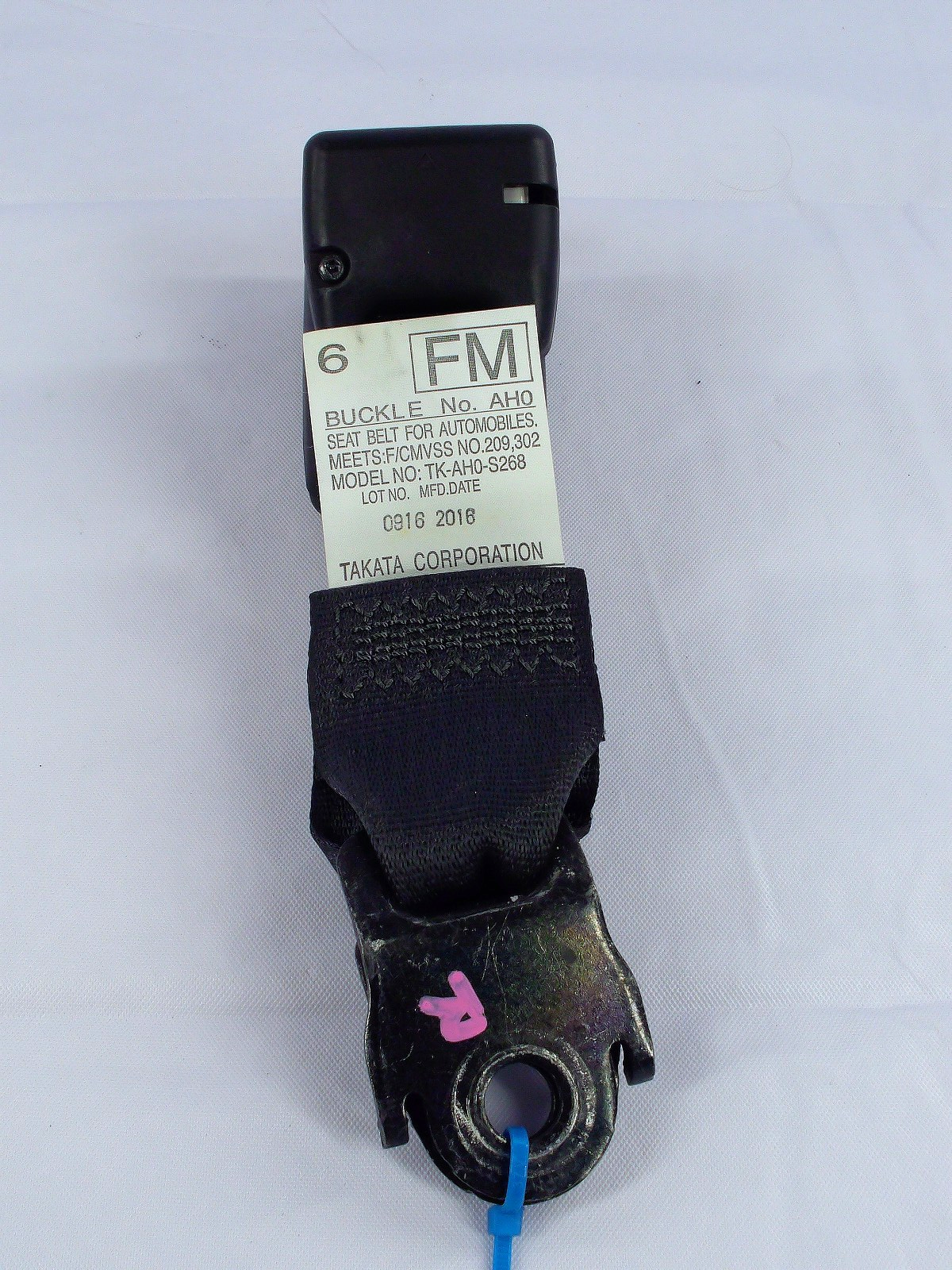 2014-2018 Subaru Forester Rear Right Seat Belt Buckle Receiver Set Black OEM
