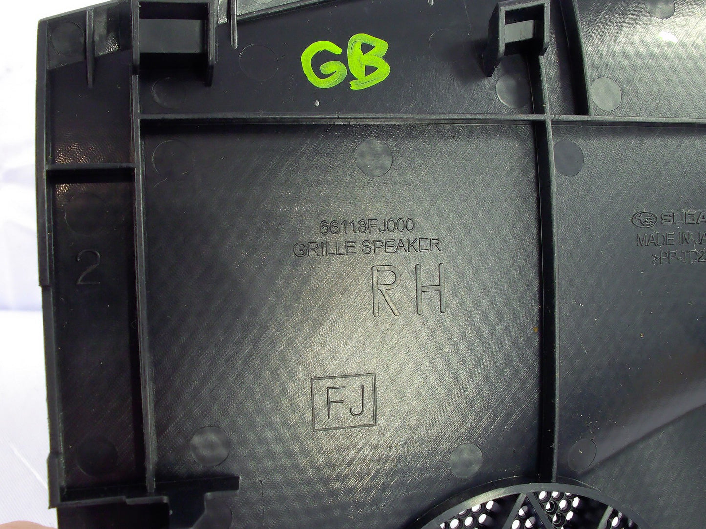 2014-2018 Subaru Forester Right Dash Speaker Grill Black Cover OEM