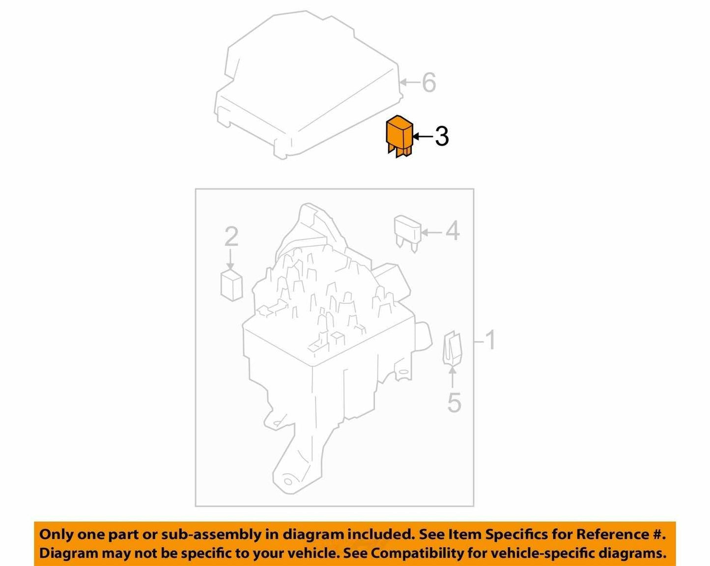 2014-2017 Subaru Forester Panasonic Relay 60914-1601 82501AG041 Assembly OEM