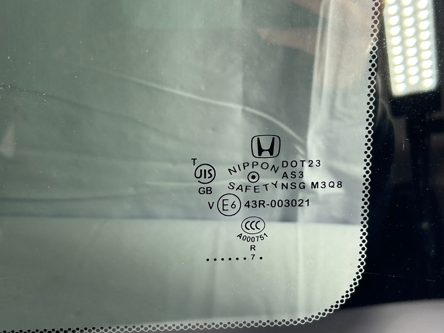 2008-2012 Honda Accord Sedan Sunroof Glass Assembly OEM 70200-TA0-A12