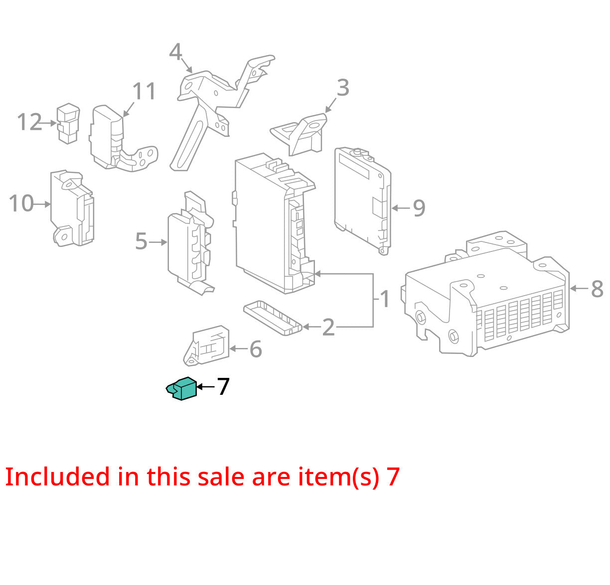 2000-2006 Toyota Tundra Multi-Purpose 4-Pin Relay 90080-87026 OEM