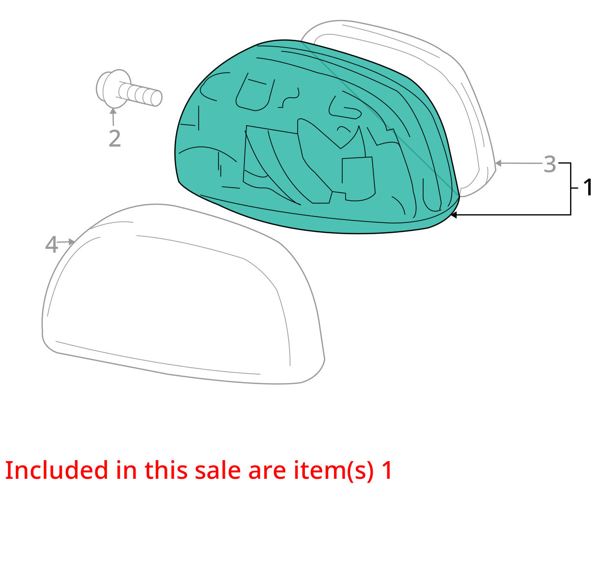 2006-2008 Toyota RAV4 Right Front Door Side Mirror White OEM 8794042820