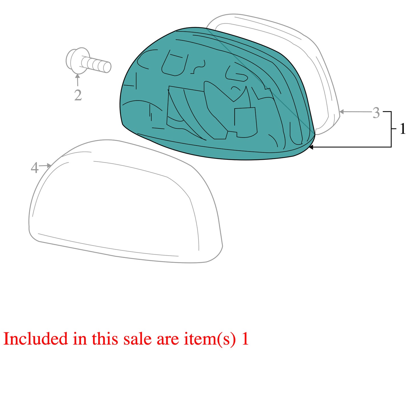 2006-2008 Toyota RAV4 Left Front Door Side Mirror White OEM 8794042820