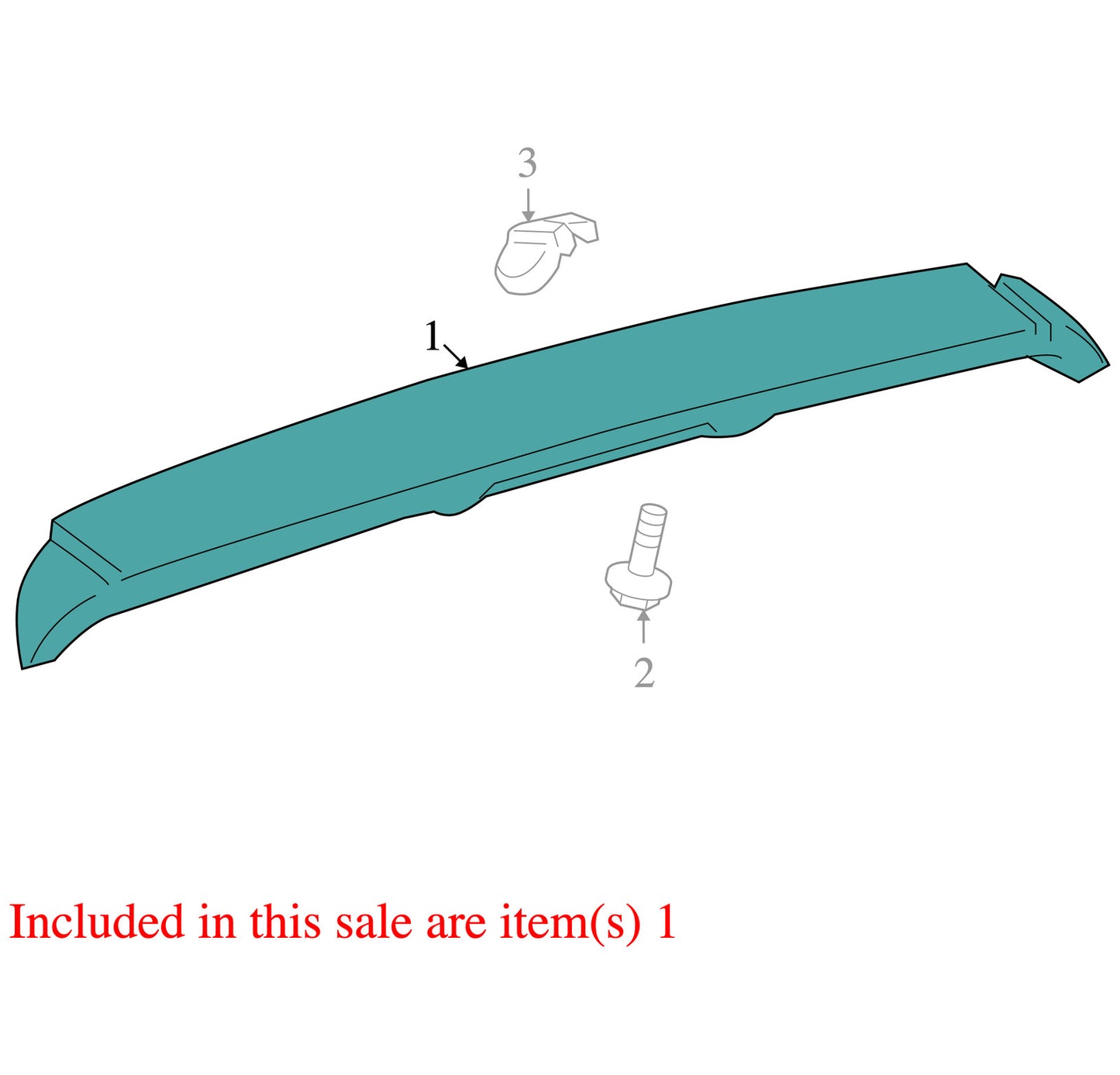 2006-2012 Toyota RAV4 Rear Spoiler White OEM