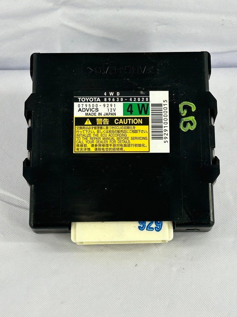 2006-2008 Toyota RAV4 Traction Transfer Case Control Module 4WD 89630-42020 OEM