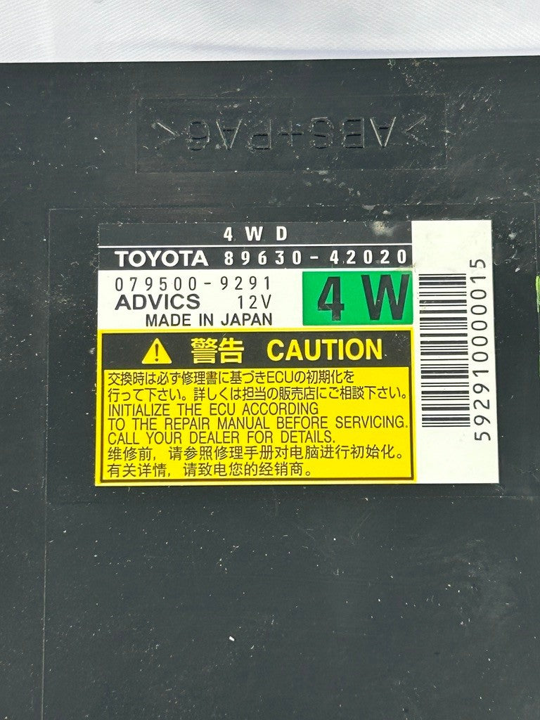 2006-2008 Toyota RAV4 Traction Transfer Case Control Module 4WD 89630-42020 OEM