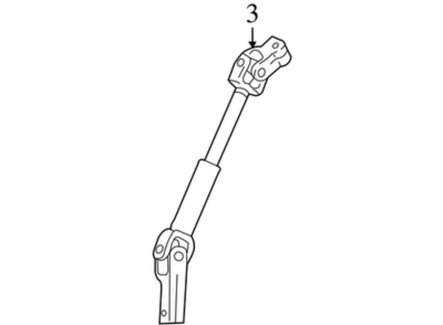 2006-2012 Toyota RAV4 Upper Steering Shaft OEM