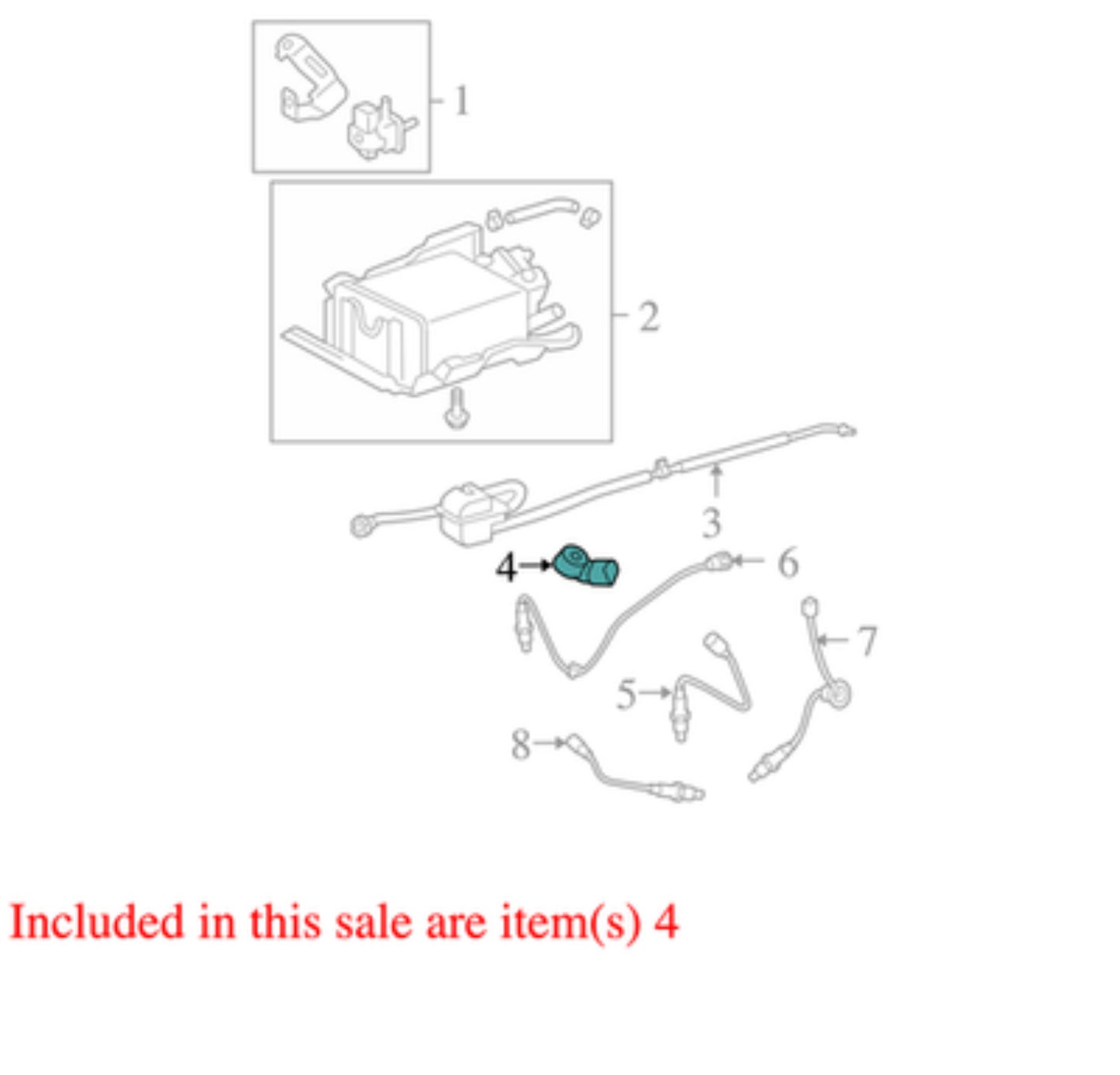 2006-2012 Toyota RAV4 Ignition Knock Detonation Sensor OEM