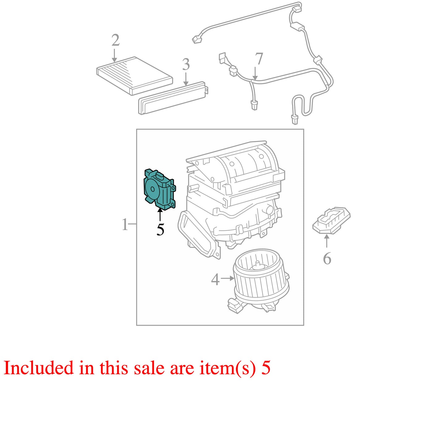 2006-2012 Toyota RAV4 HVAC Air Adjustment Control Motor OEM